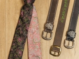 Krawatten und Gürtel